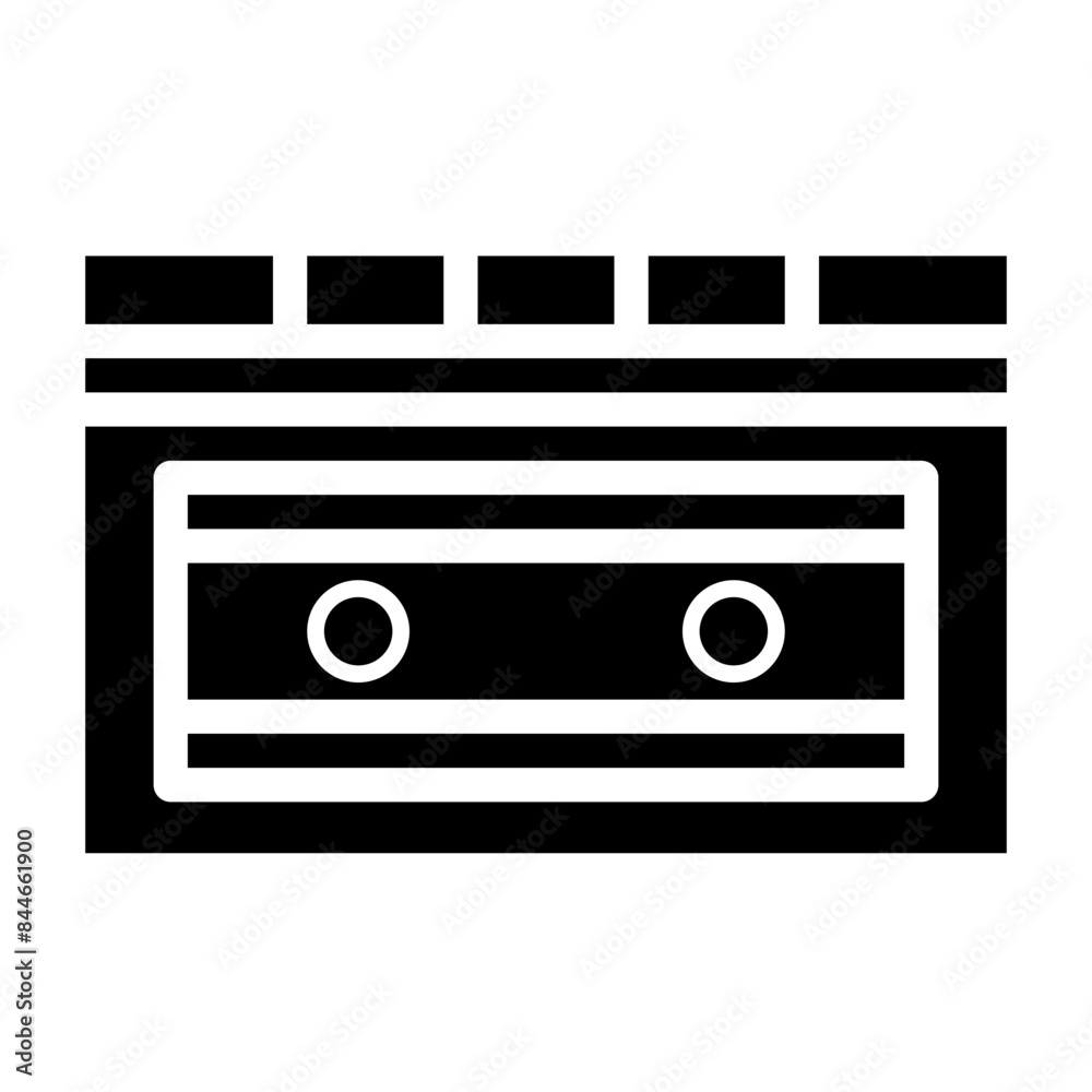 record player glyph icon record player glyph icon