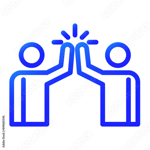 brotherhood illustration gradient icon