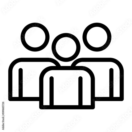 brotherhood illustration line icon