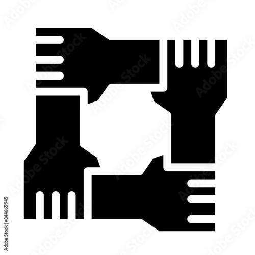  illustration brotherhood solid icon
