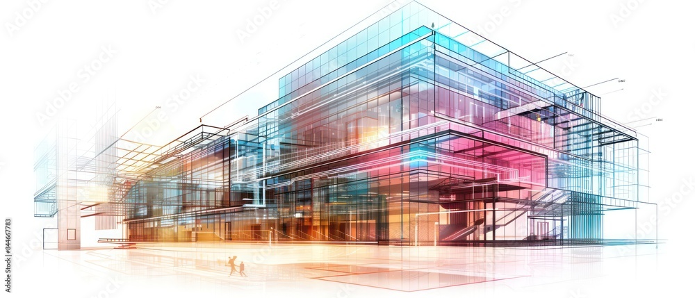 illustrating the layout of the building, including its exterior and ...