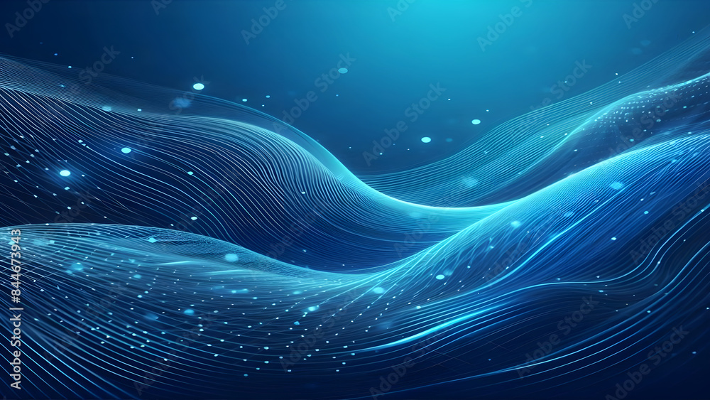 Abstract background a blue wavy lines in a blue background Abstract background a blue wavy lines in a blue background