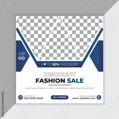 Fashion Sale Social Media Post Design.