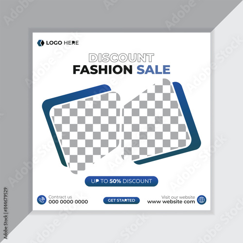 Fashion Sale Social Media Post Design.