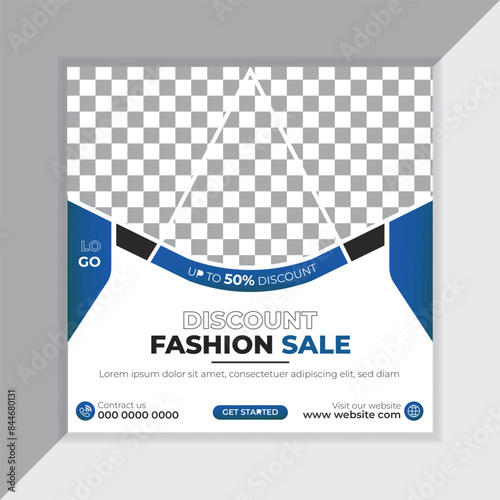 Fashion Sale Social Media Post Design.
