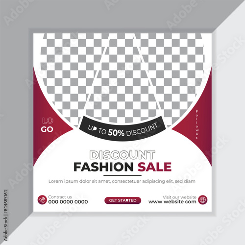 Fashion Sale Social Media Post Design.
