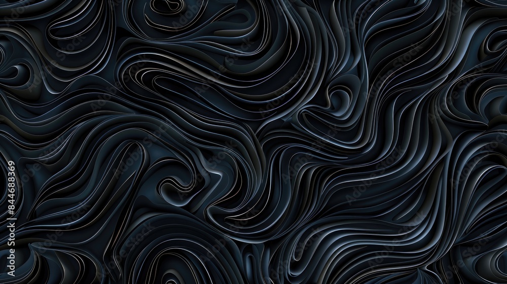 Hand drawn black pattern abstract background