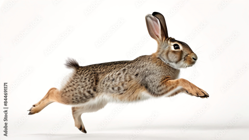 Fototapeta premium rabbit isolated on white background