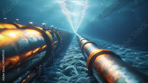 Underwater Oil Transport Pipeline Energy Infrastructure and Technology