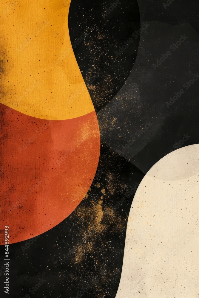 Abstract Swirls of Color and Texture in a Modern Art Composition Abstract Swirls of Color and Texture in a Modern Art Composition