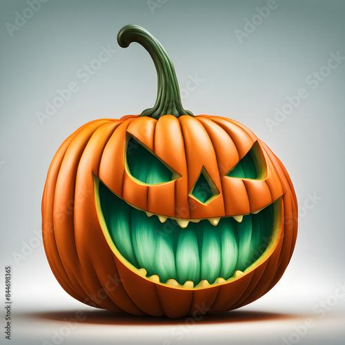 Halloween pumpkin background, terrifying atmosphere, holiday celebration, banners and background, photo