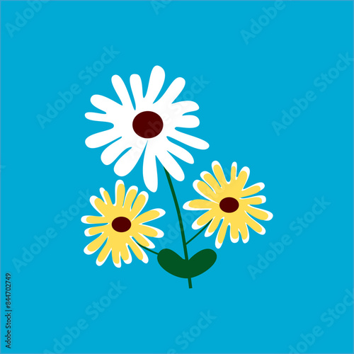 abstract flower illustration