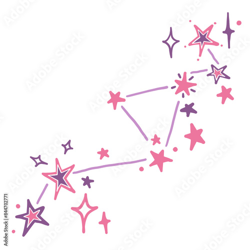 pink stars