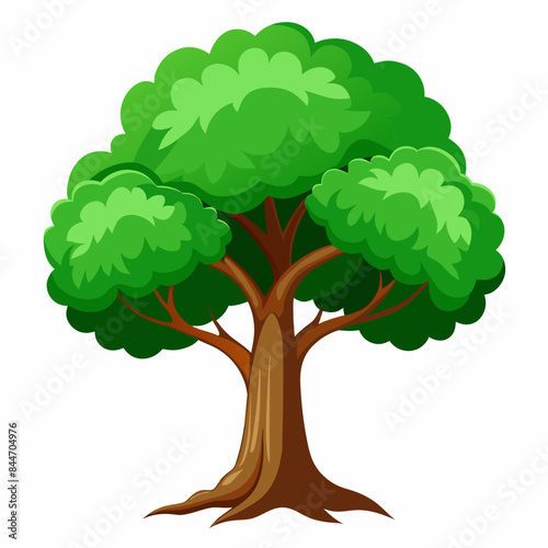 Tree Vector Illustration Icon