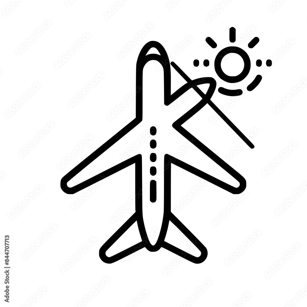 Travel Icons Svg, Vacation Icon Set, Travel, Web Sites, Winter Holiday Icons, Summer Holiday Icons, Airplane Svg, Airplane Clipart, Travel Svg, Airplane Silhouette, Airplane Png, Svg Files For Cricut,