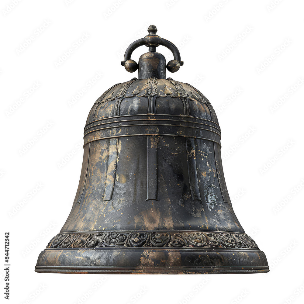 Large antique bronze church bell with intricate detailing and weathered patina, showcasing historic craftsmanship and elegance.
Large antique bronze church bell with intricate detailing and weathered patina, showcasing historic craftsmanship and elegance.