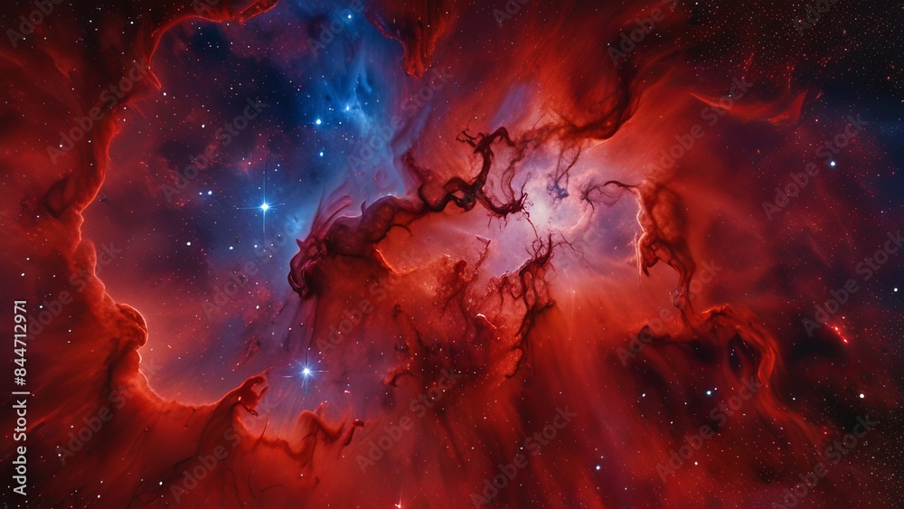 Beautiful nebulae and stars in the night sky. Supernova background wallpaper Beautiful nebulae and stars in the night sky. Supernova background wallpaper
