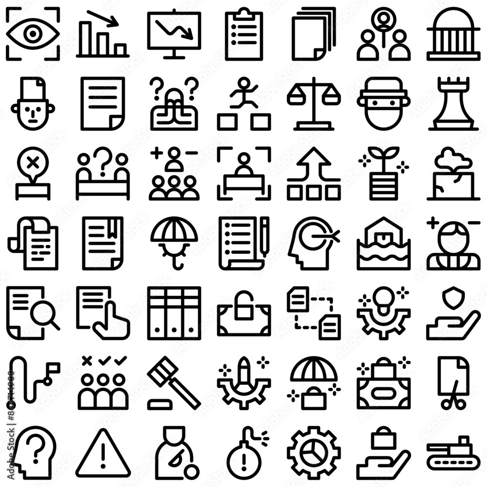 Vector of Business Risk Icon Set. Perfect for user interface, new application
Vector of Business Risk Icon Set. Perfect for user interface, new application