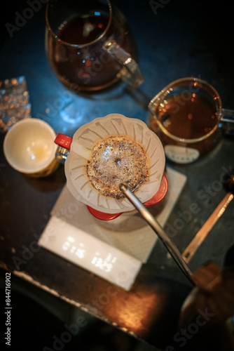 Pour Over Coffee Brewing