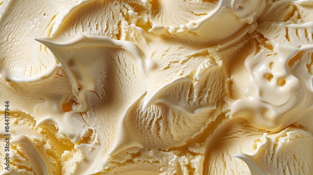 closeup view of vanilla ice cream surface. gelato ice cream background pattern closeup view of vanilla ice cream surface. gelato ice cream background pattern