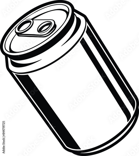 soda can isolated on white background