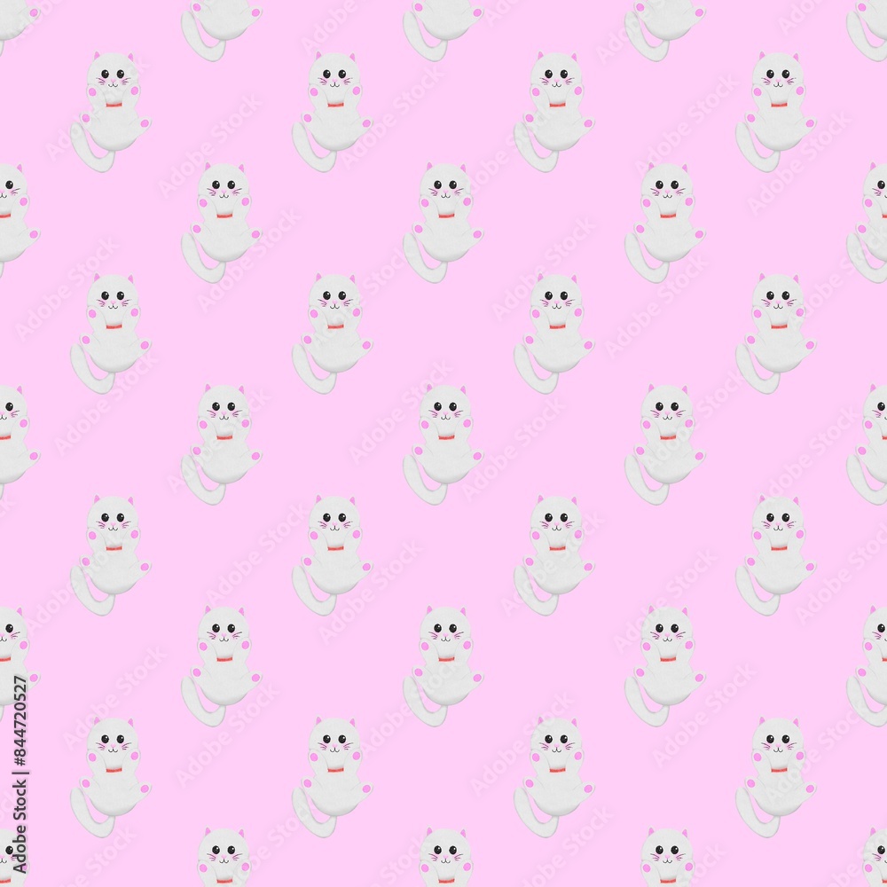 Cats seamless pattern Cats seamless pattern