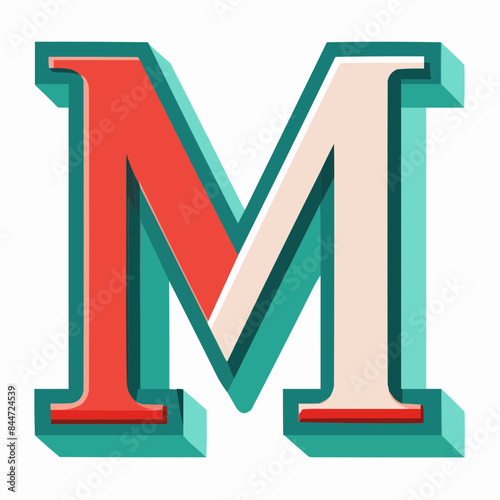 illustration of a letter M
