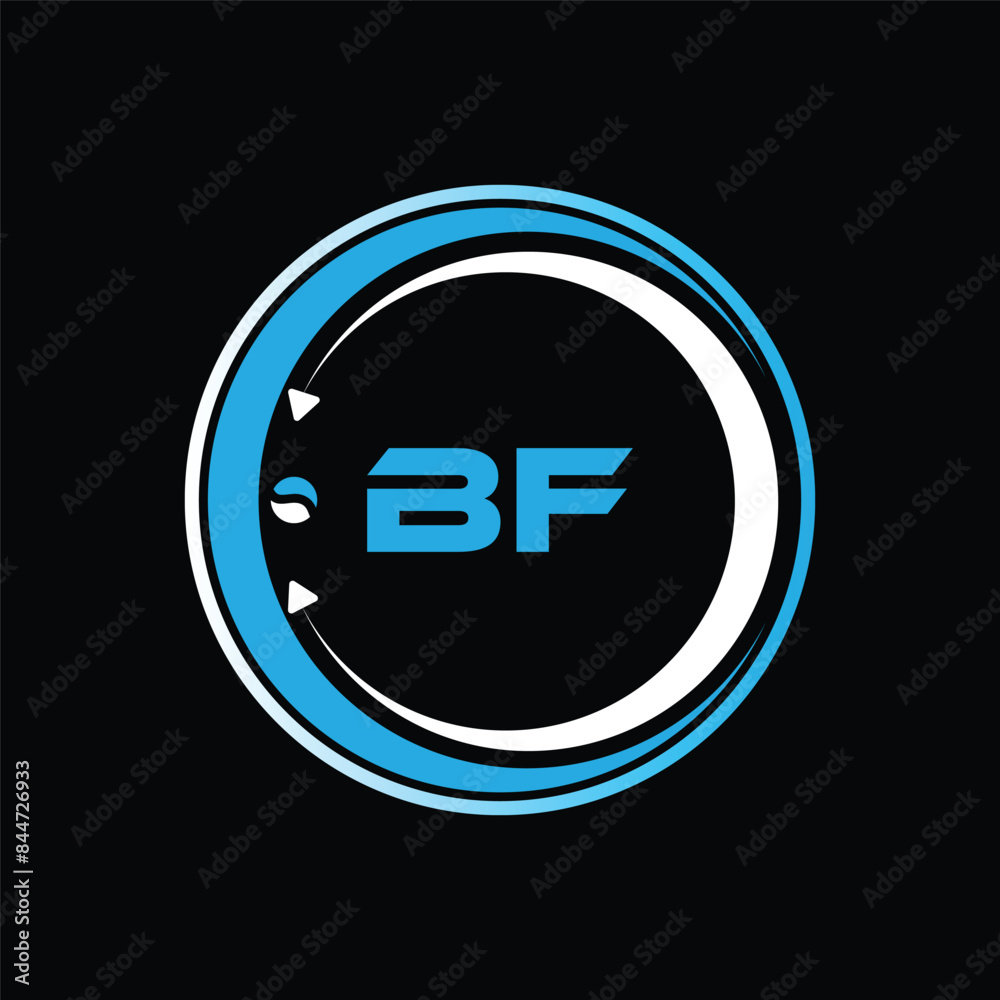 BF letter logo design with a circle shape BF Logo design. BF letter logo creative design. BF unique design. BF letter logo design on black background. BF letter logo design with a circle shape BF Logo design. BF letter logo creative design. BF unique design. BF letter logo design on black background.