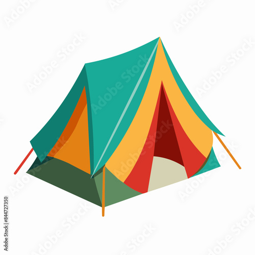 tent isolated on white