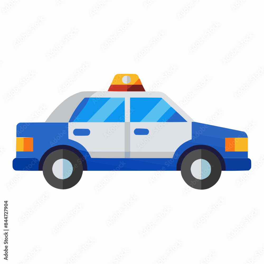 police car isolated police car isolated