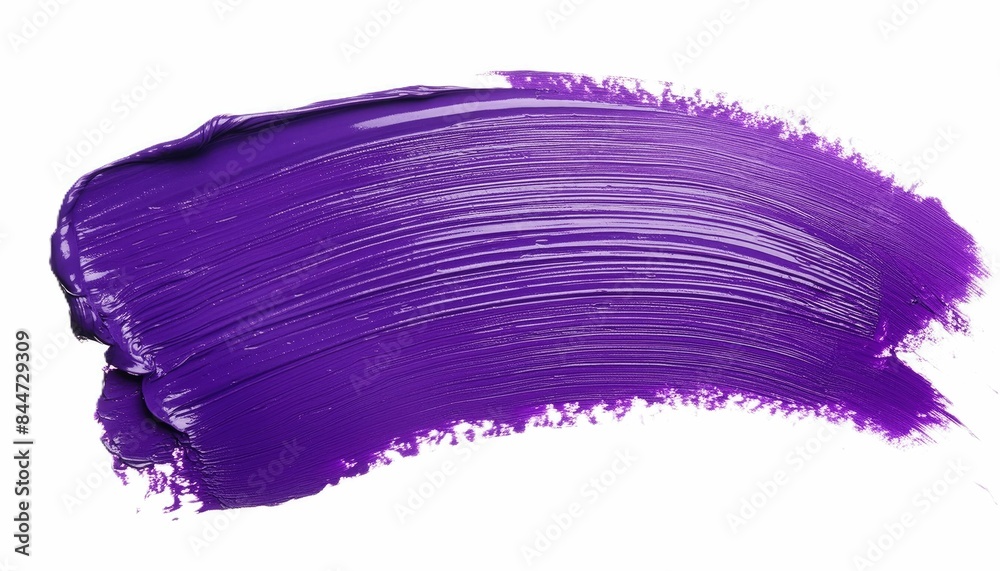 Beautiful Hand painted stroke of purple paint brush isolated on white background, stock photography Beautiful Hand painted stroke of purple paint brush isolated on white background, stock photography