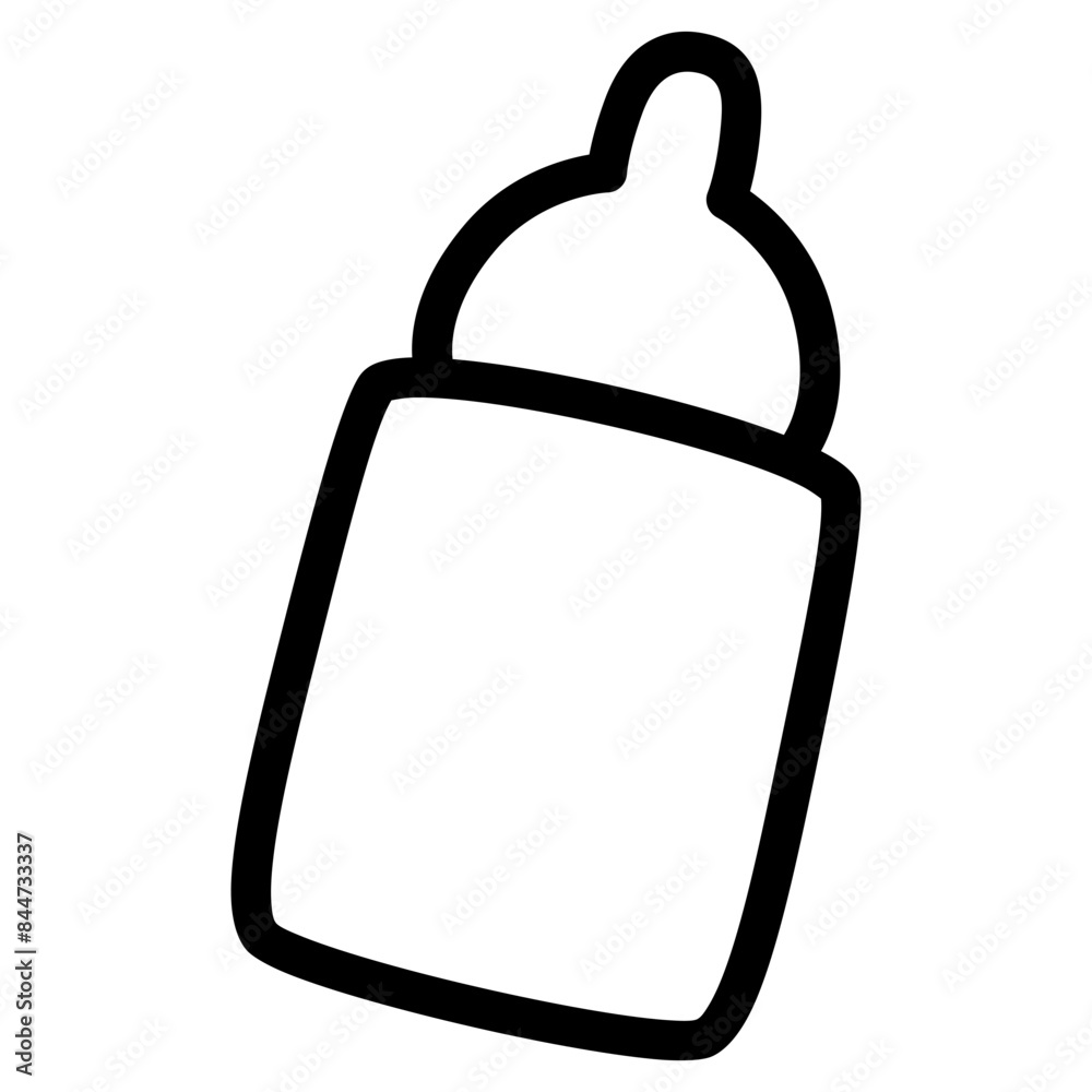 Obraz premium Baby Bottle Outline
