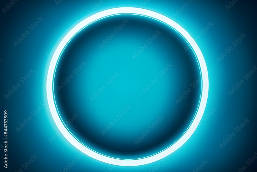 circular neon glow circular neon glow