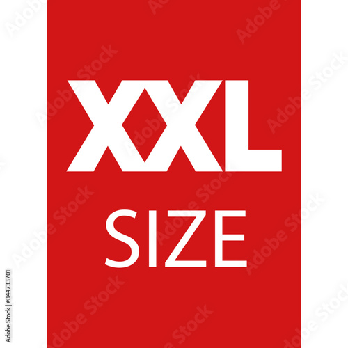 XXL Size Label Icon