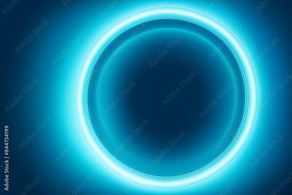 circular neon glow circular neon glow
