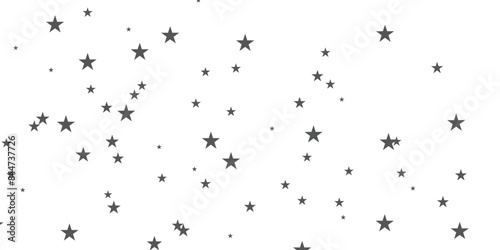 Flying star seamless sky design. Natural star conflex fly flock art.