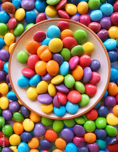 colorful jelly beans, candy, sweet, colorful, chocolate, food, color, sugar,