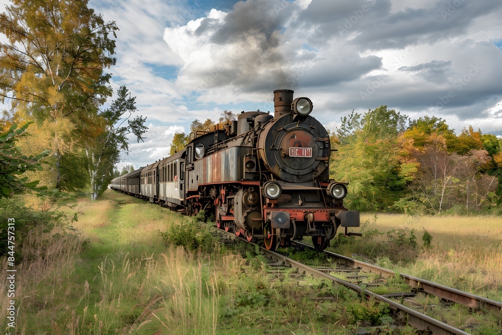 Fototapeta premium Old train