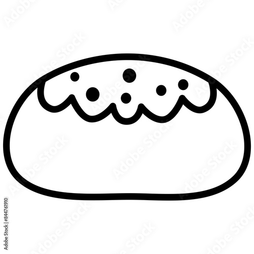 Baked Potato Outline