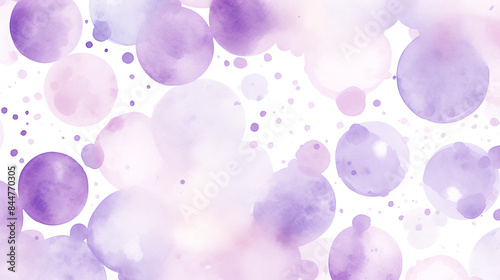 purple water drops on white background