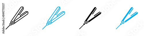 Hair Straightener Icon Perfect for Beauty and Hair Care Themes