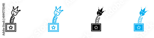Jack in the Box Icon Ideal for Toy and Celebration Designs