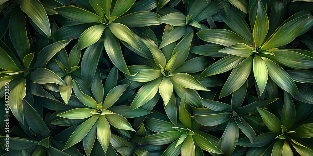 Agave plant green tone color natural abstract pattern background - Agave attenuata