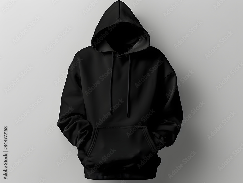 Blank black hoodie mockup Blank black hoodie mockup