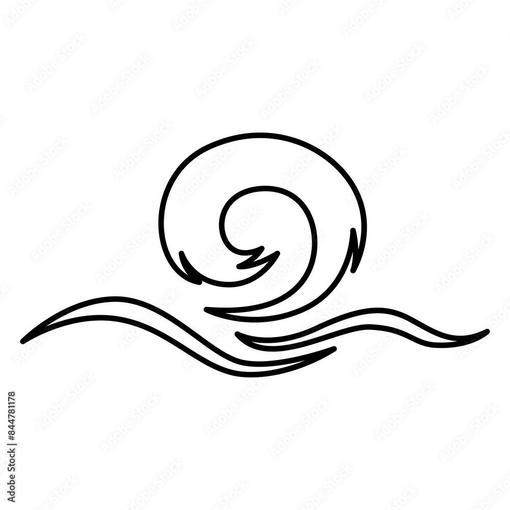 Wave water icon transparent background Wave water icon transparent background
