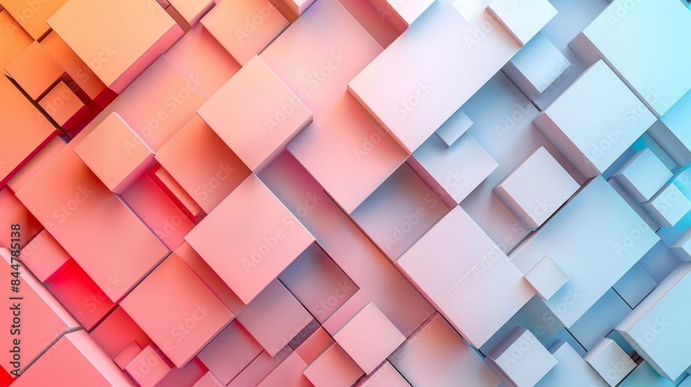 A colorful background of pink and blue squares A colorful background of pink and blue squares