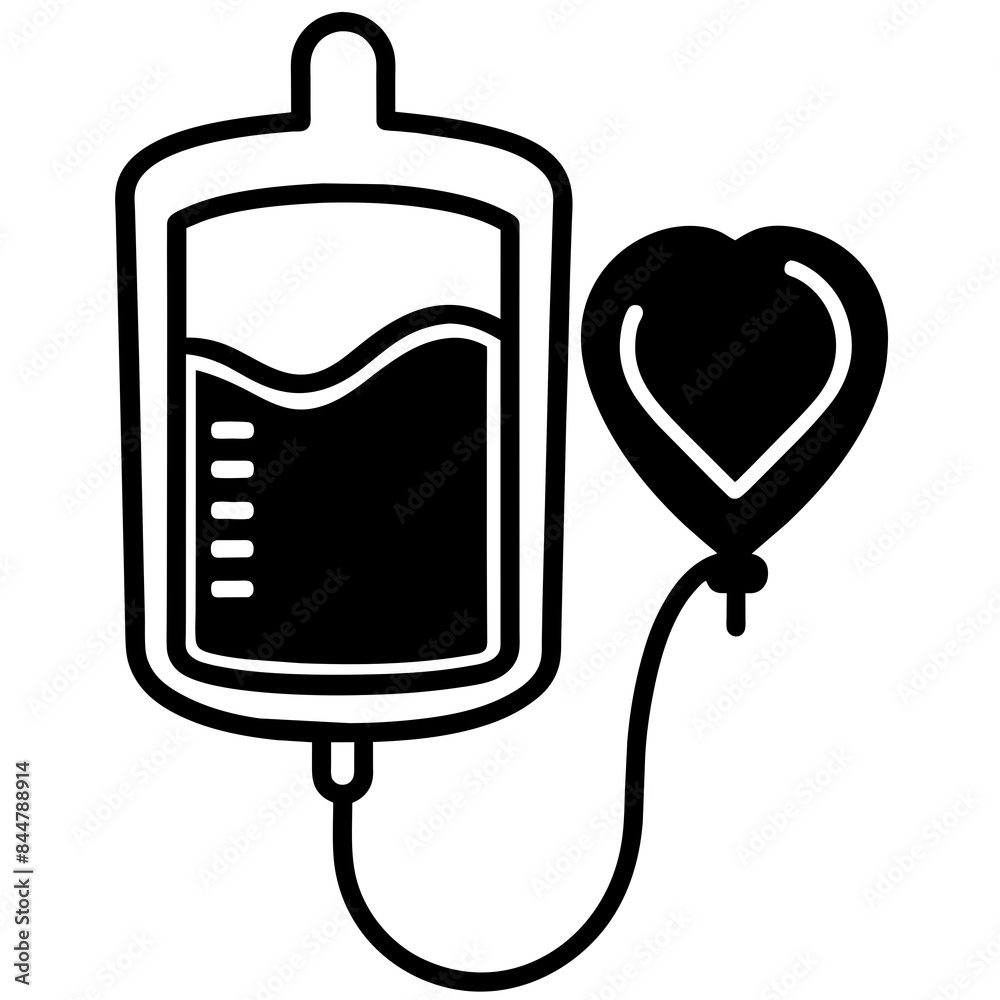 Blood donation icon vector illustration