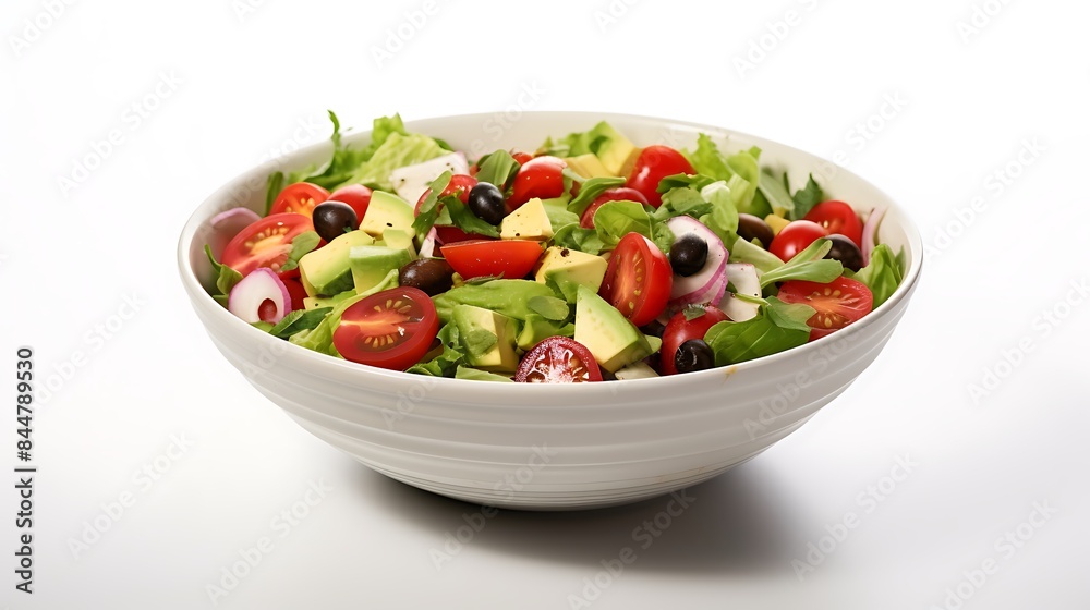 bowl of salad with tomatoes