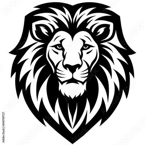 Wallpaper Mural Lion head logo icon line art vector illustration Torontodigital.ca