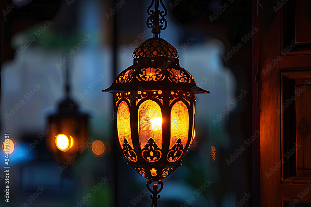 Beautiful retro luxury light lamp decor glowing
Beautiful retro luxury light lamp decor glowing